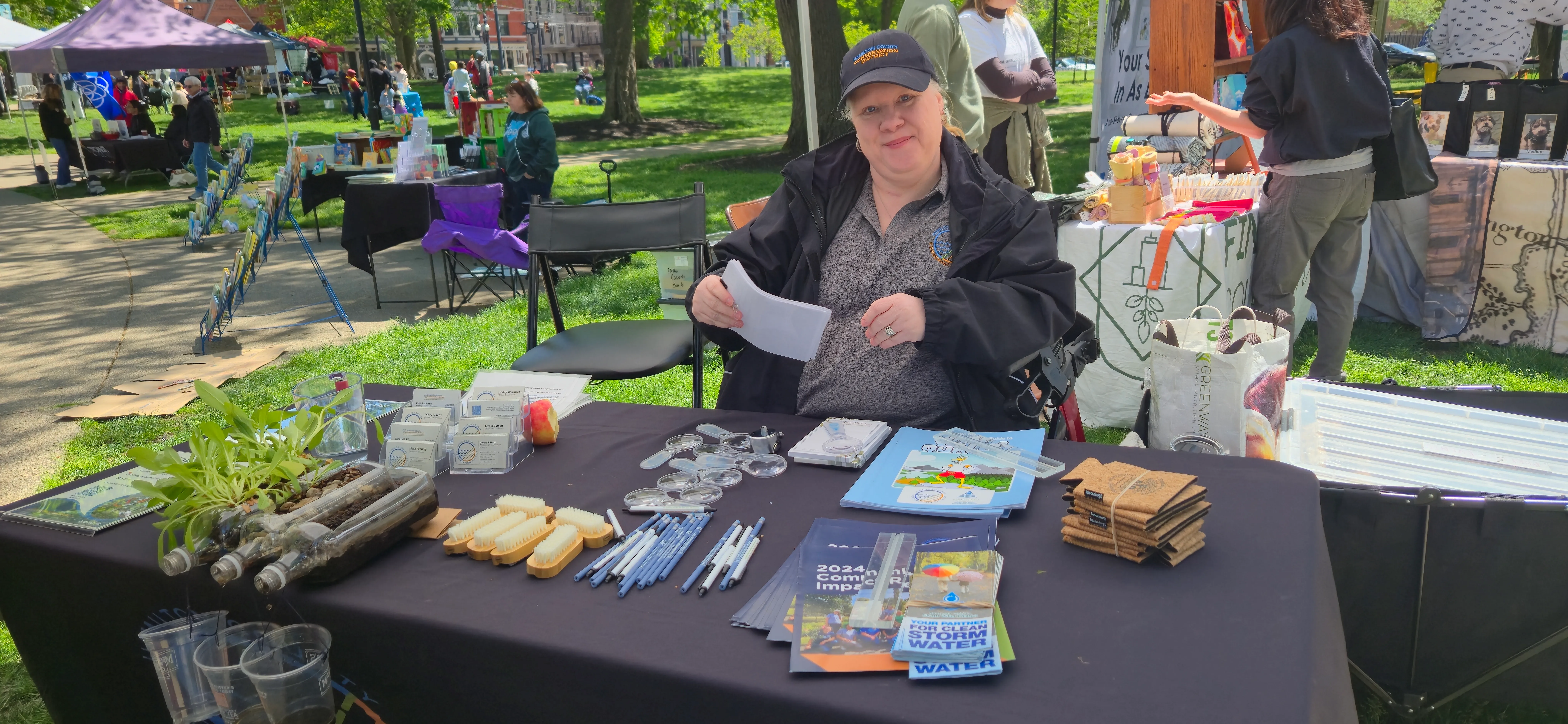 Stormwater education booth at Greater Cincinnati Earth Day 2026