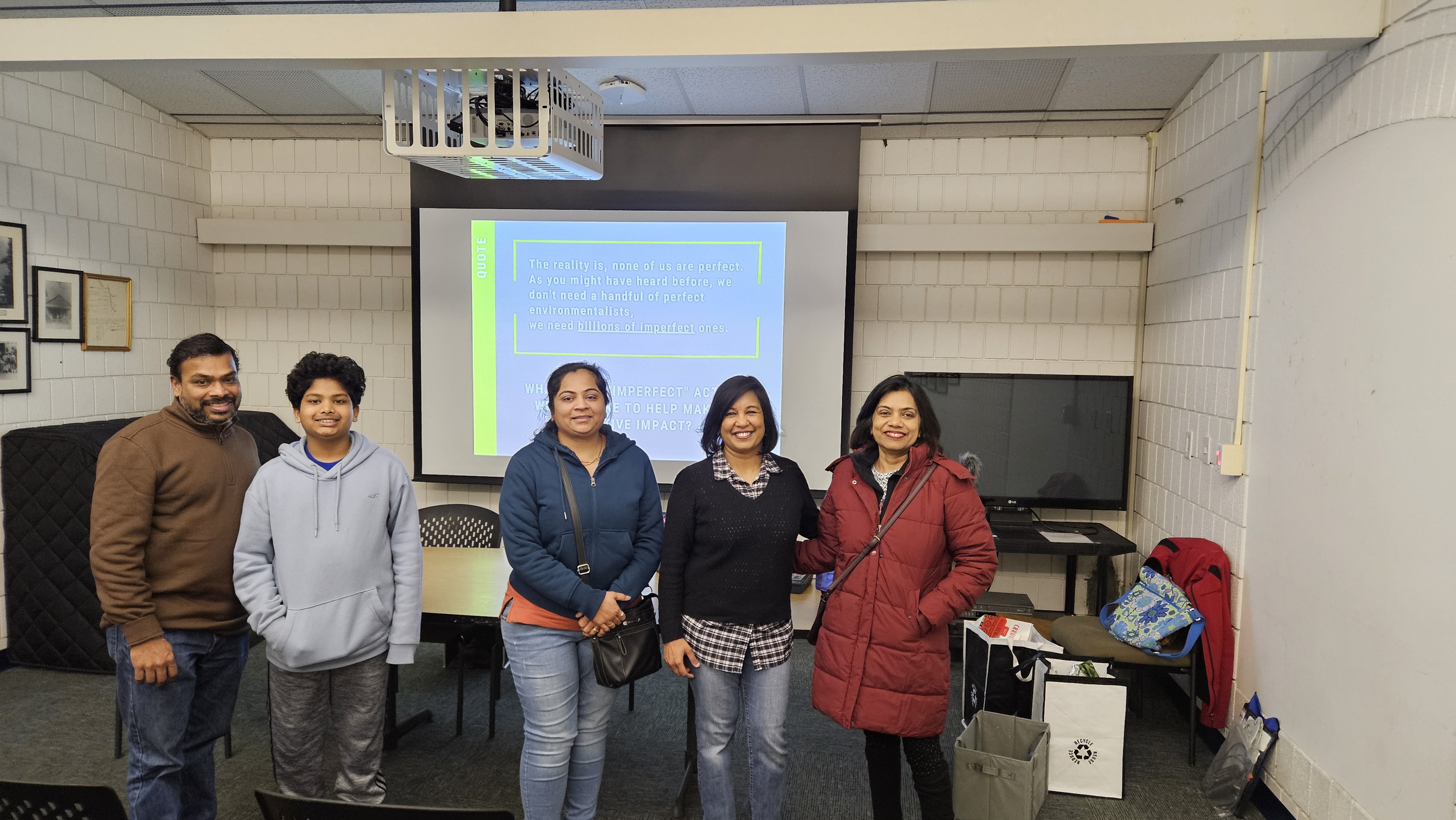 Recycle: It's more than just trash Class a Huge Success!